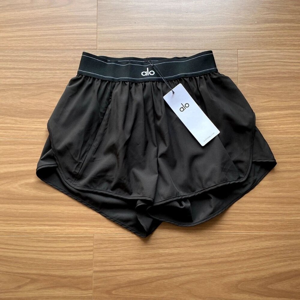 ALO Match Point Shorts in Black